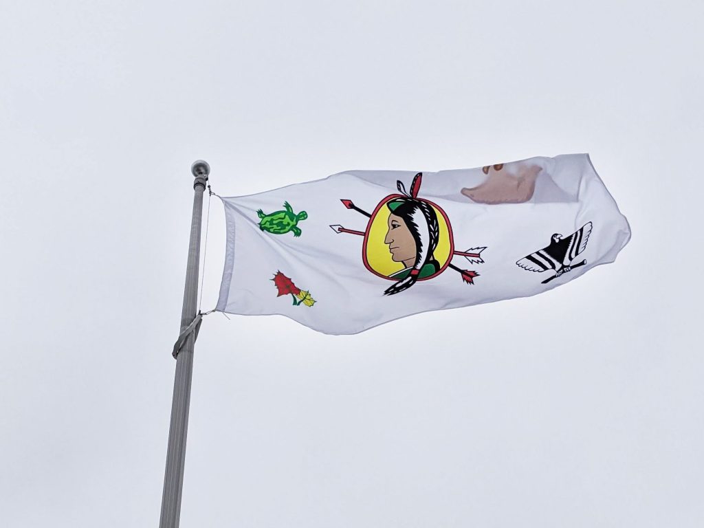 Odanak flag flies at&nbsp;Bishop’s