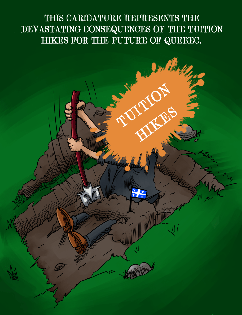 Political cartoon – tuition&nbsp;hike