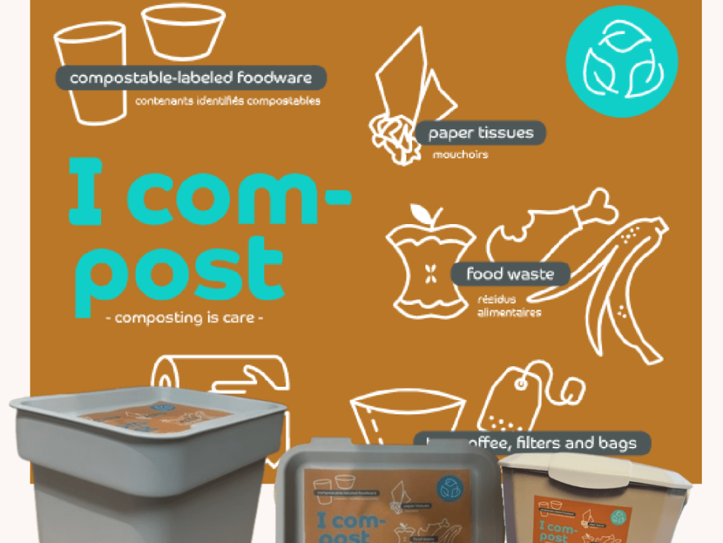 Compost is finally coming to the residences! 