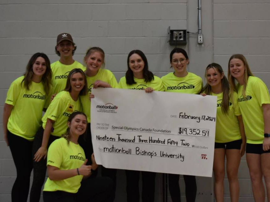 Bishop’s Motionball makes history at Marathon of Sport 2024, raising $20,000 for Special Olympics&nbsp;athletes